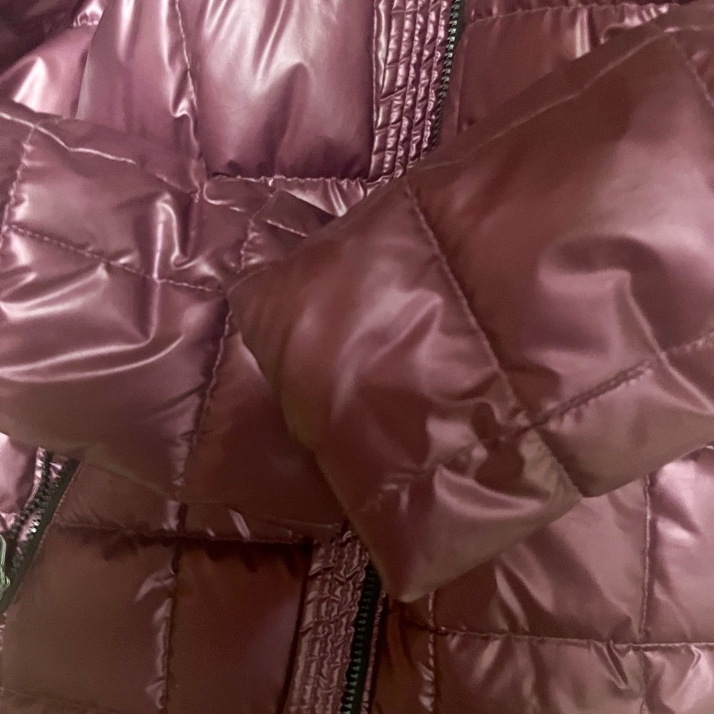 Midnight Velvet Burgundy Quilted Jacket - Picture 5 of 6
